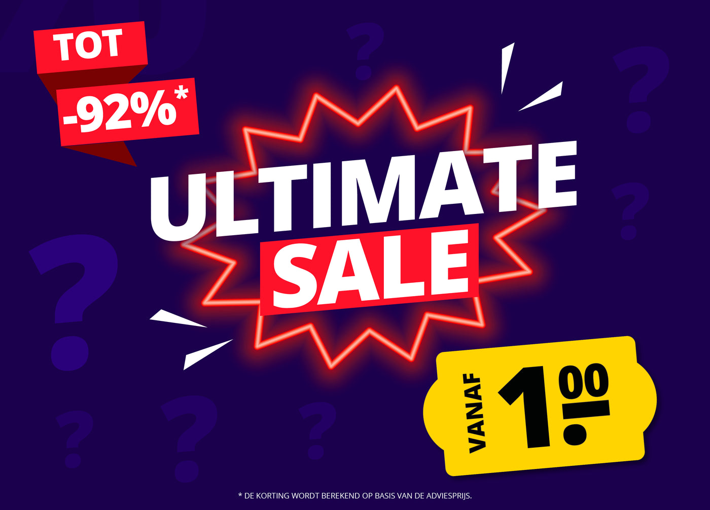 ULTIMATE SALE Jede Woche neue Deals ab 1€