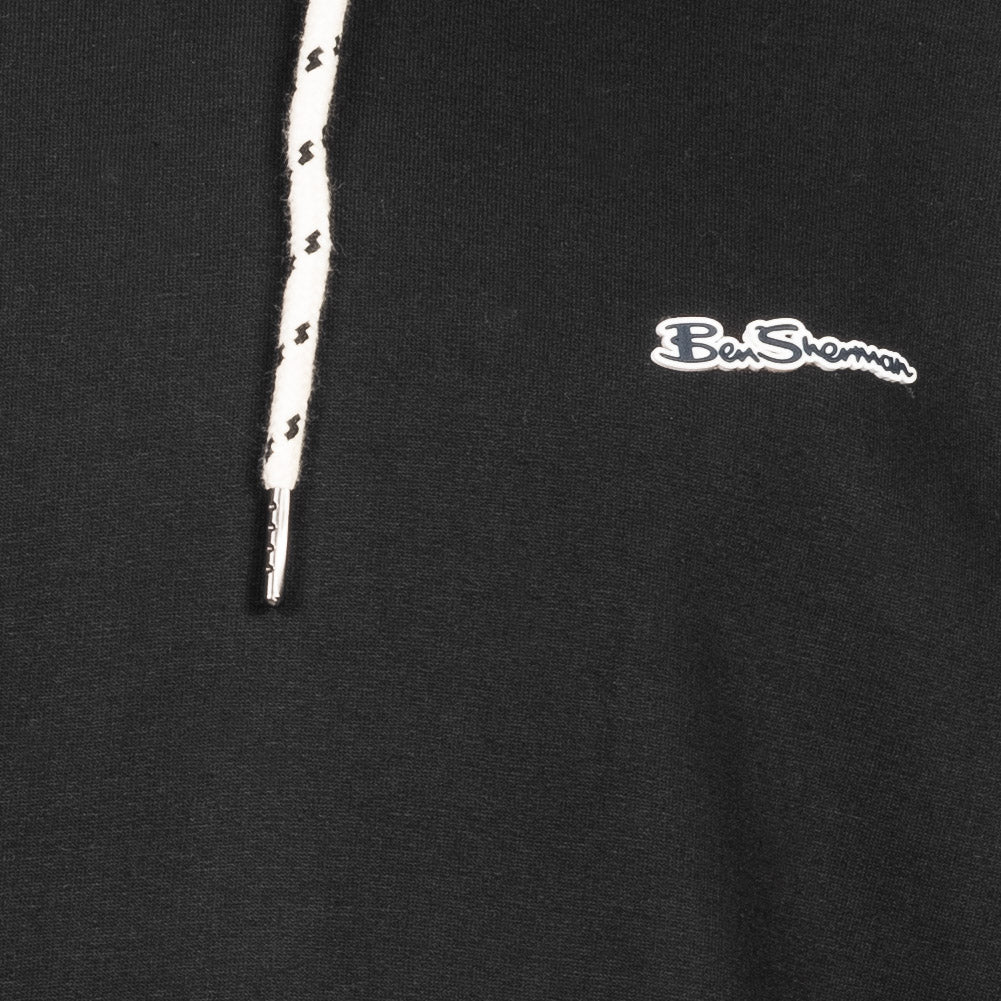 BEN SHERMAN Raised Rubber Herren Hoodie 0072157GP-BLACK
