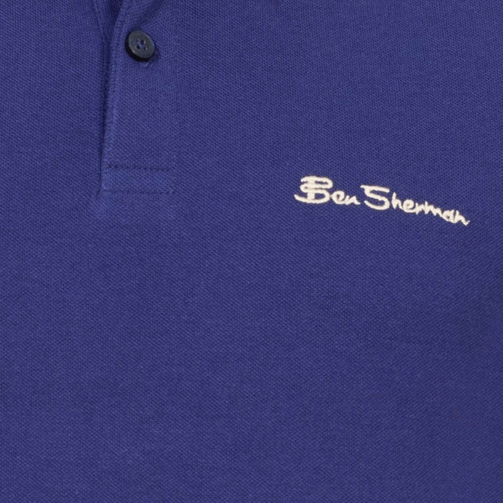 BEN SHERMAN Twin Tipped Herren Polo-Shirt 0076270-TWILIGHTDENIM