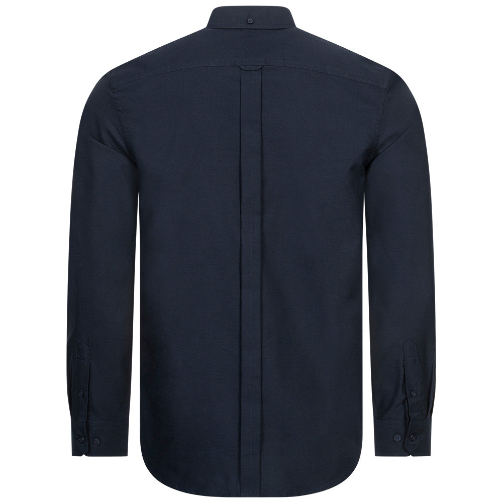 BEN SHERMAN Oxford Herren Langarm Hemd 0077857-DARKNAVY
