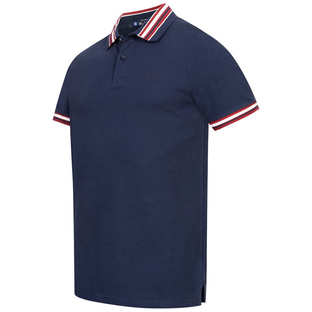 BEN SHERMAN House Collar Herren Polo-Shirt 0078169NR-DARKNAVY
