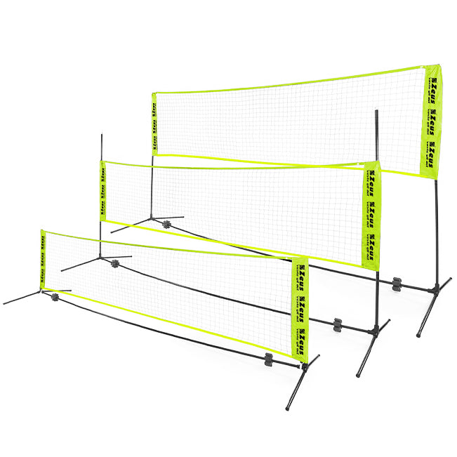 Zeus 3-in-1 Rete da calcio-tennis, pallavolo e badminton