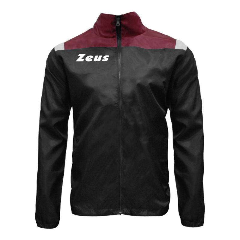 Zeus Vesuvio Regenjacke schwarz granata