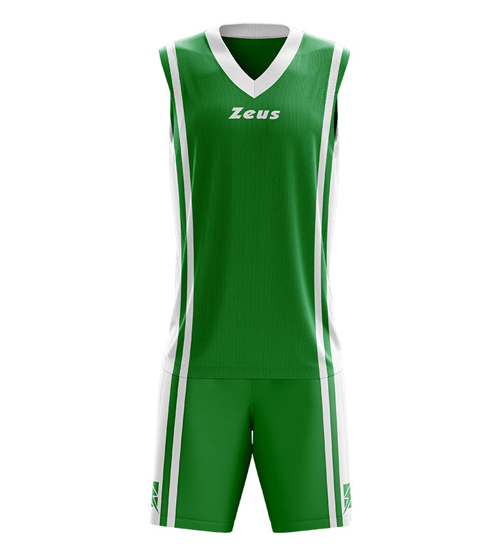 Zeus Kit Bozo Basketball Trikot + Shorts 2-tlg. verde/bianco