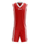 Zeus Kit Bozo Basketball Trikot + Shorts 2-tlg. rosso/bianco – 3XS