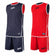 Zeus Kit Doppio Basketball Wende Trikot + Shorts blu/rosso – 2XL