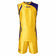 Zeus Kit Saett Herren Basketball Trikot + Shorts giallo/blu – XL