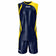 Zeus Kit Saett Herren Basketball Trikot + Shorts blu/fluo – XL