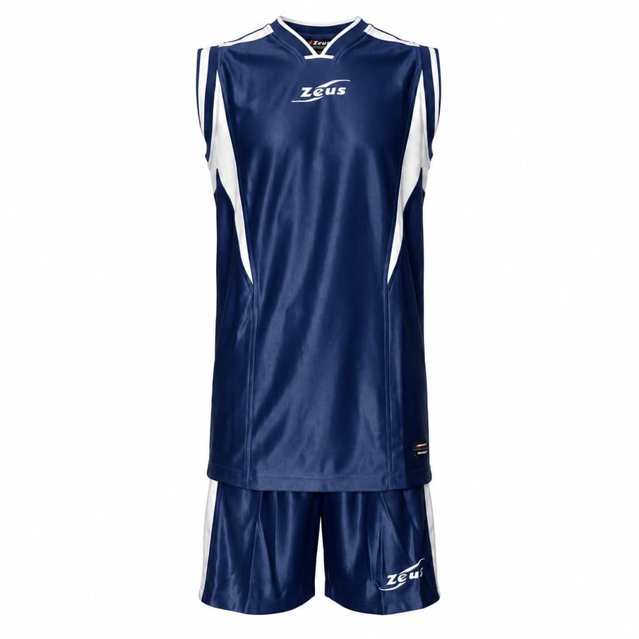 Zeus Kit Sante Basketball Trikot + Shorts blu/bianco