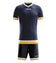 Zeus Kit Magic Basketball Trikot + Shorts blu/giallo – S