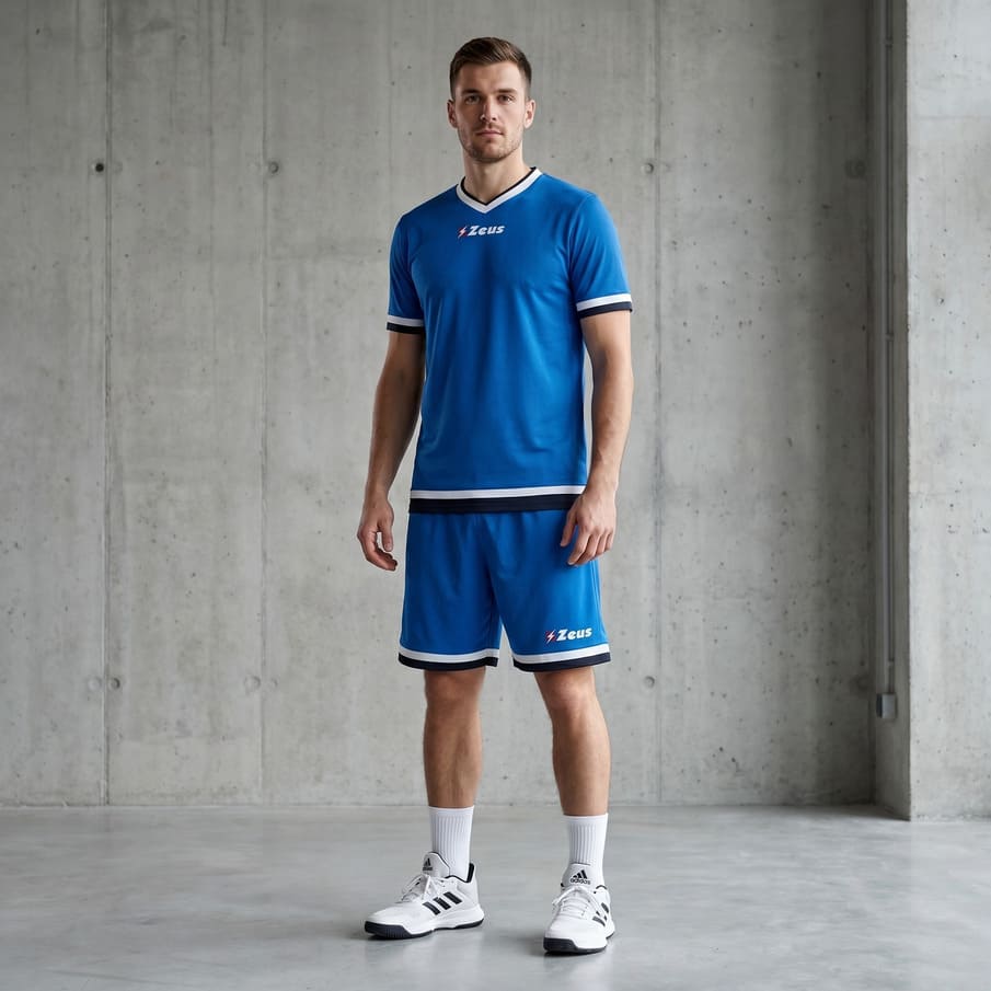 Zeus Kit Magic Basketball Trikot + Shorts royal/blu