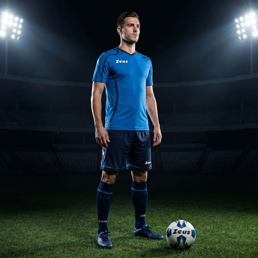 Zeus Kit Fauno Trikot-Set 2-teilig blu/royal