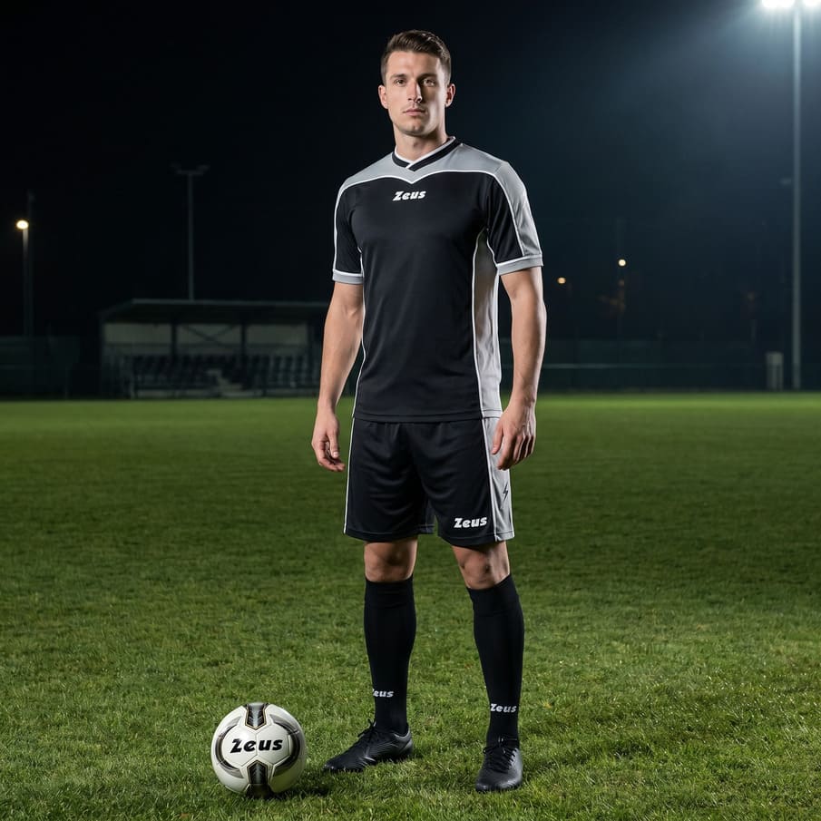 Zeus Kit Orfeo Trikot-Set 2-teilig nero/grigio