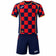 Zeus Kit Kroazia OLD Herren Trikot-Set 2-teilig blu/rosso – S