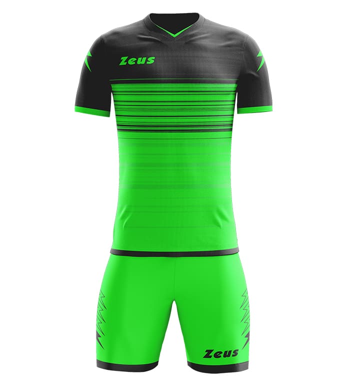Zeus Kit Elios Trikot-Set + Shorts 2-teilig verde fluo/nero