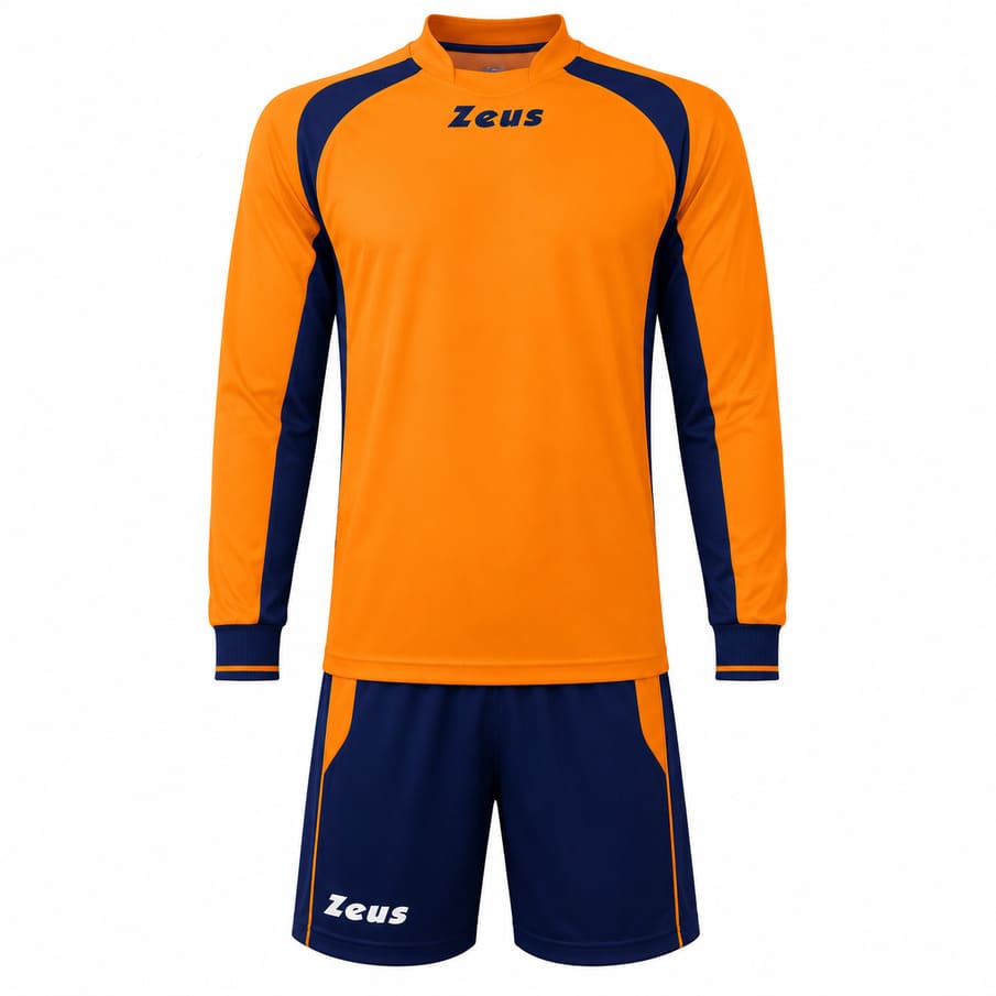 Zeus Kit Pippo Trikot-Set + Shorts 2-teilig arancio/blu