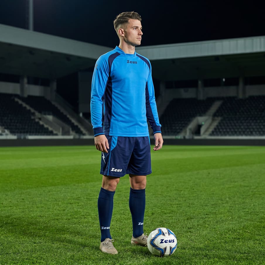 Zeus Kit Pippo Trikot-Set + Shorts 2-teilig royal blu