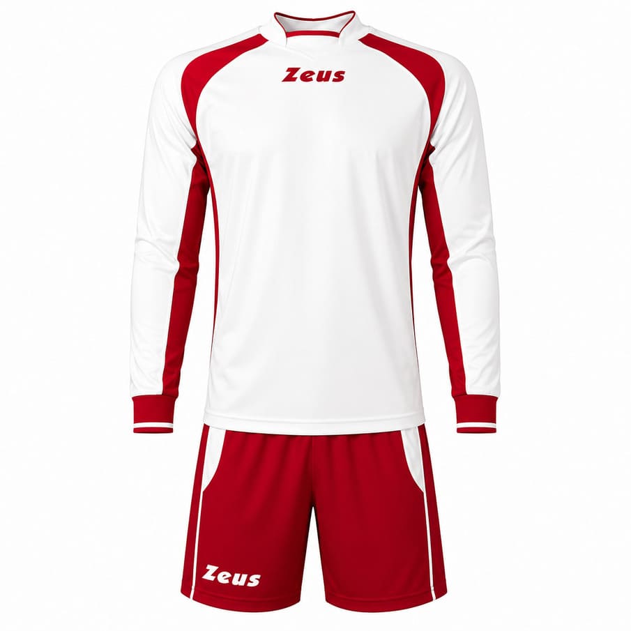 Zeus Kit Pippo Trikot-Set + Shorts 2-teilig bianco/rosso