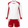 Zeus Kit Pippo Trikot-Set + Shorts 2-teilig bianco/rosso – XS