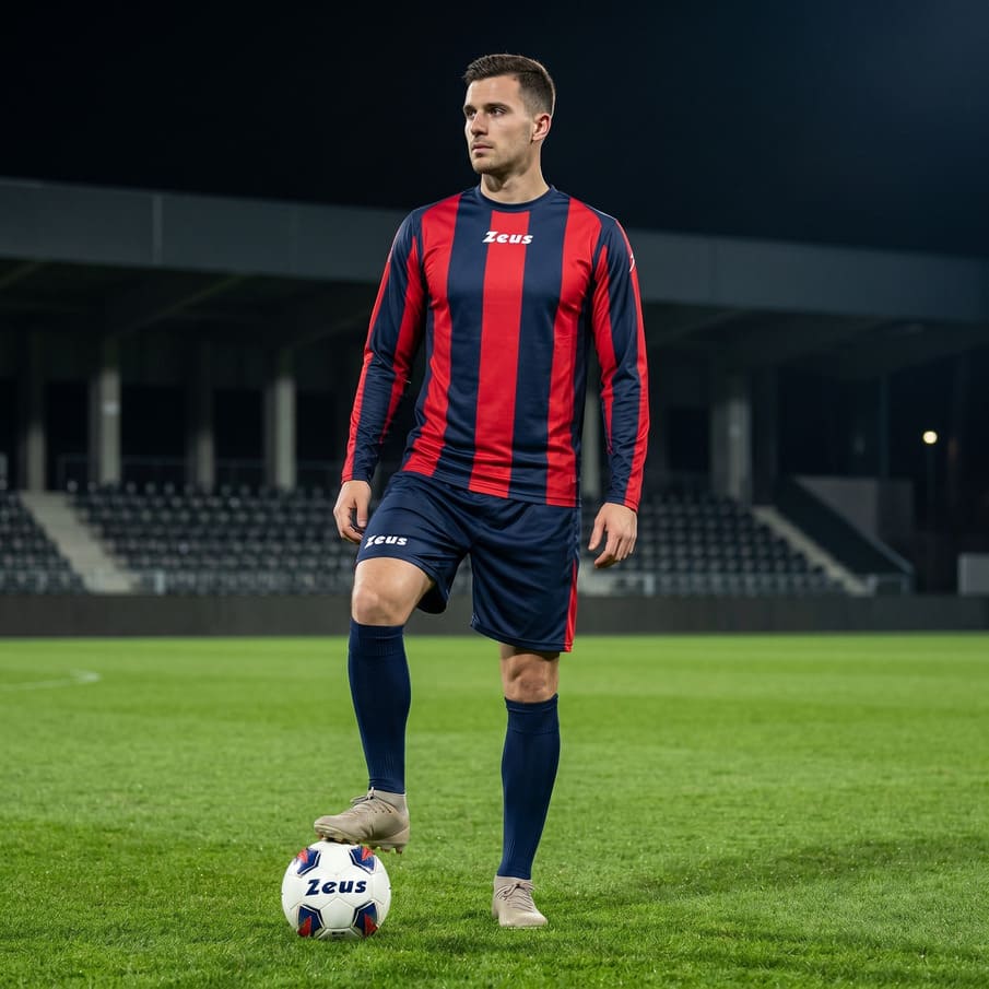 Zeus Kit Zagor Trikot-Set + Shorts 2-teilig blu/rosso