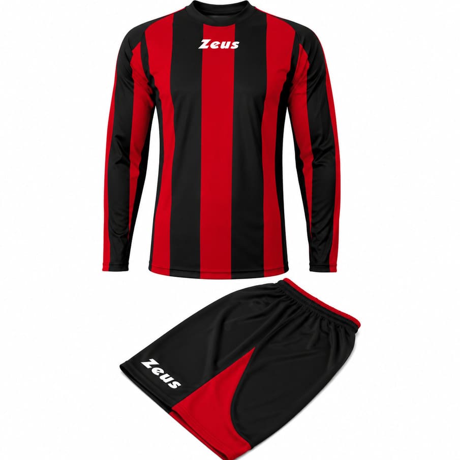 Zeus Kit Zagor Trikot-Set + Shorts 2-teilig nero/rosso