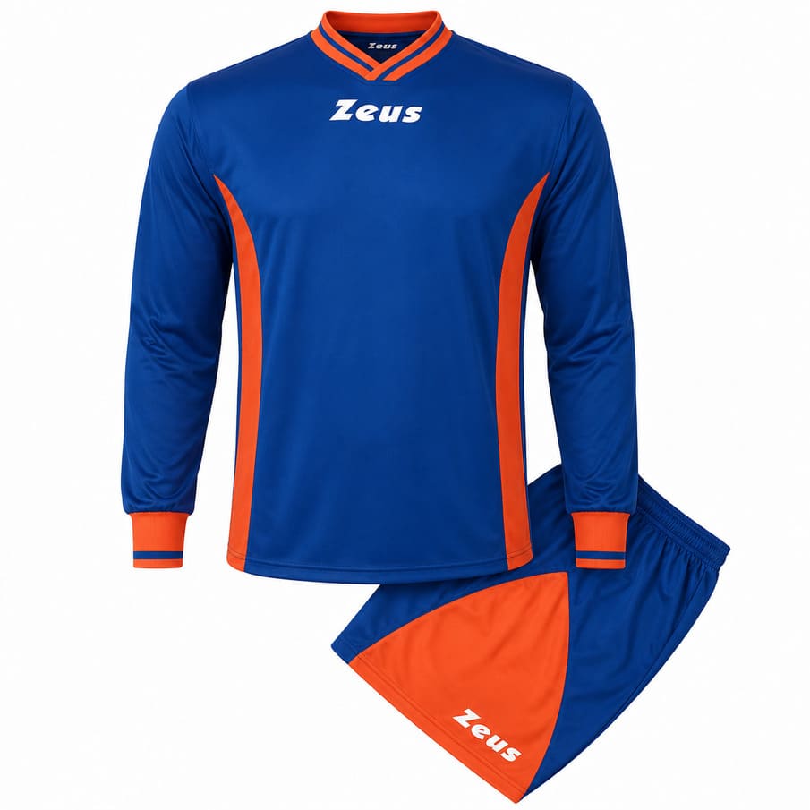 Zeus Kit Dedalo Trikot-Set 2-teilig blu/rosso