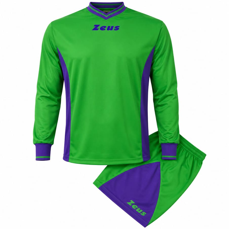 Zeus Kit Dedalo Trikot-Set 2-teilig verde/blu