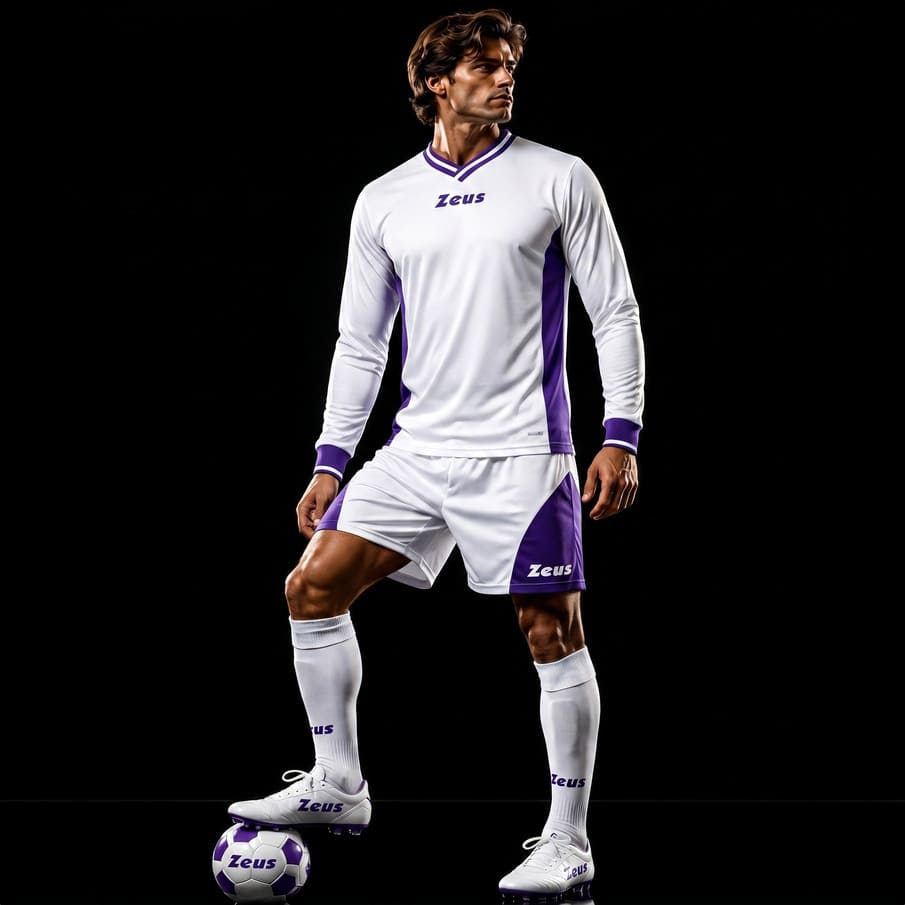 Zeus Kit Dedalo Trikot-Set 2-teilig bianco/blu