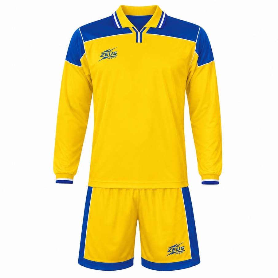 Zeus Kit Hermes Trikot-Set 2-teilig giallo/royal/bianco
