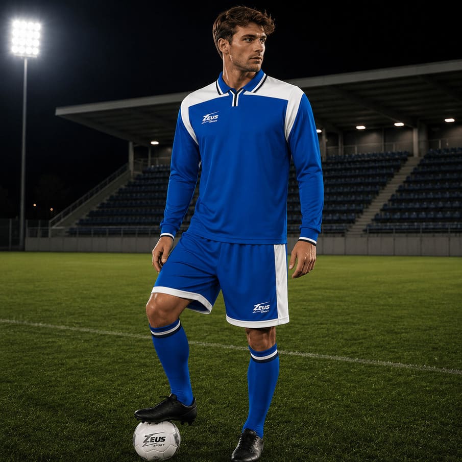 Zeus Kit Hermes Trikot-Set 2-teilig royal/bianco/blu
