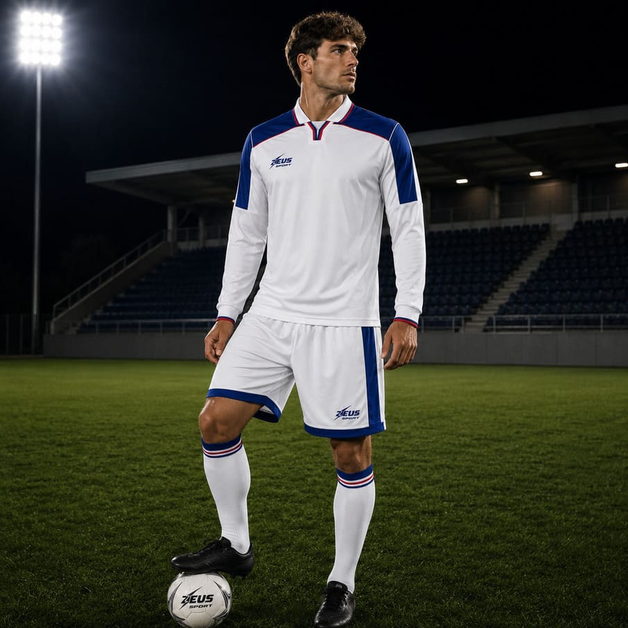 Zeus Kit Hermes Trikot-Set 2-teilig bianco/blu/rosso
