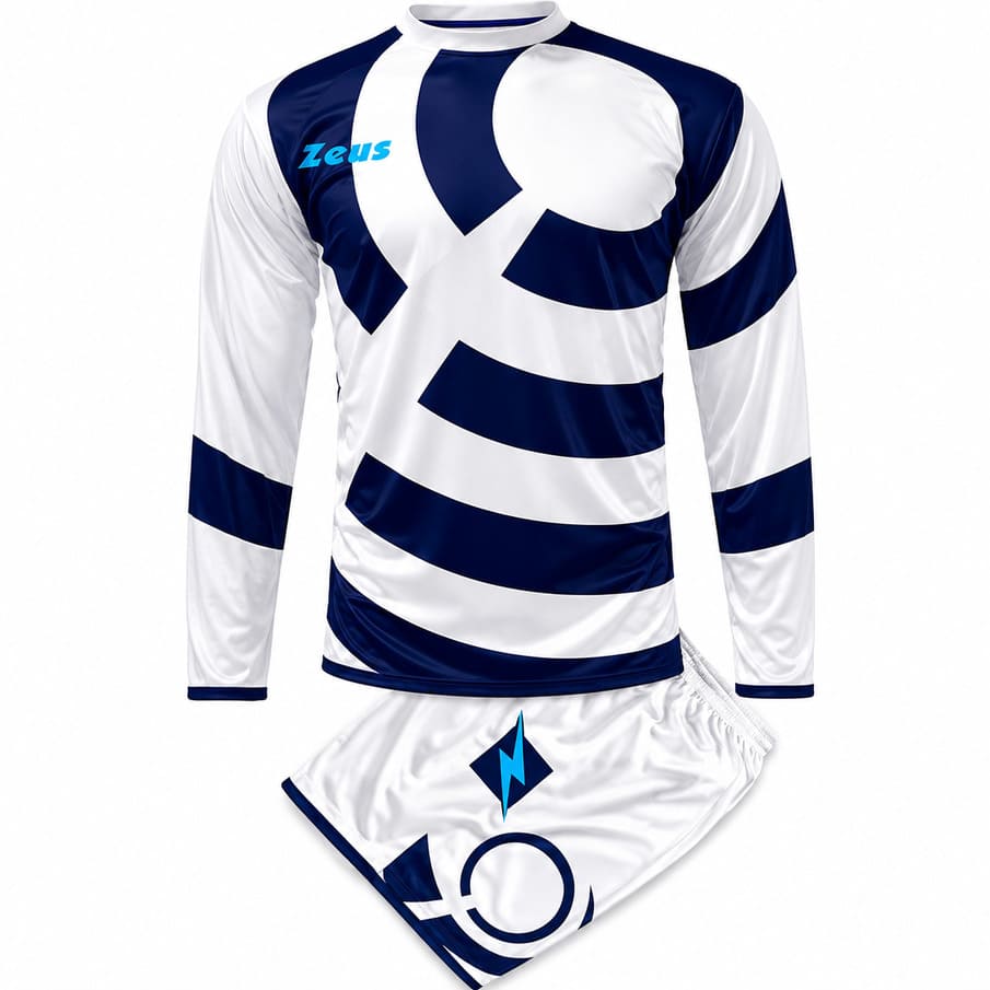 Zeus Kit Orbit Trikot-Set 2-teilig bianco/blu