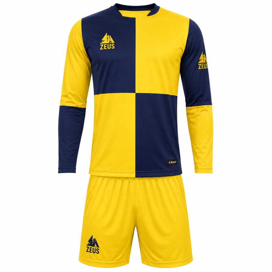 Zeus Kit Yaris Herren Trikot-Set 2-teilig blu/giallo