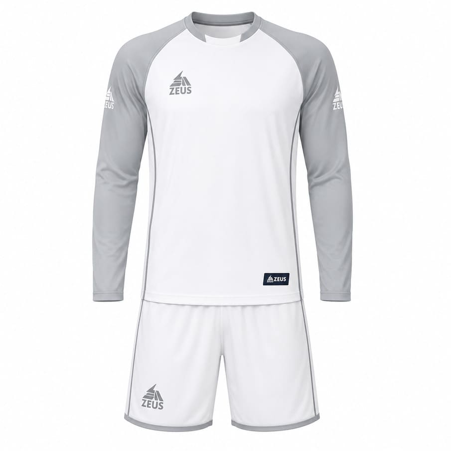 Zeus Kit Athos Herren Trikot-Set 2-tlg. bianco/grigio