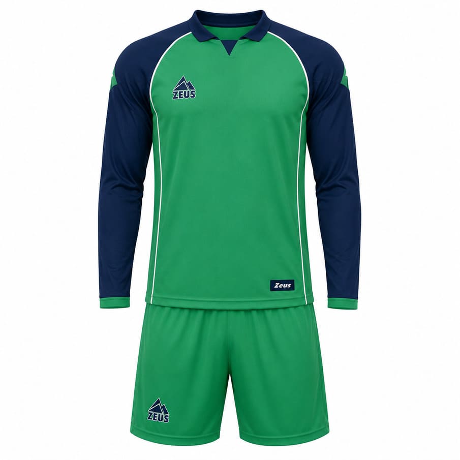 Zeus Kit Athos Herren Trikot-Set 2-tlg. verde/blu