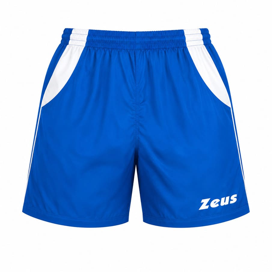 Zeus Pantaloncino Pippo Herren Training Shorts royal/bianco
