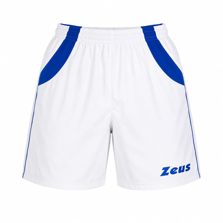 Zeus Pantaloncino Pippo Herren Training Shorts bianco/blu