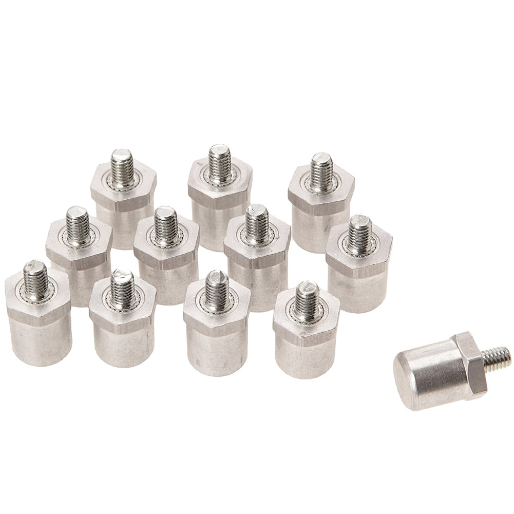 Uhlsport Cylindrical Hexagonal Basic Tacchetti Set da 12 1007106010200