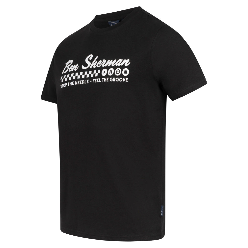 BEN SHERMAN Feel the Groove Herren T-Shirt 1012965-BLACK