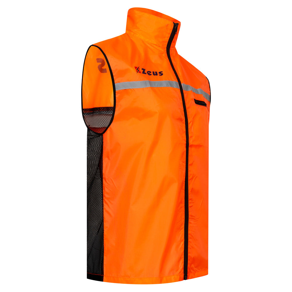 Zeus Herren reflektierende Laufweste orange