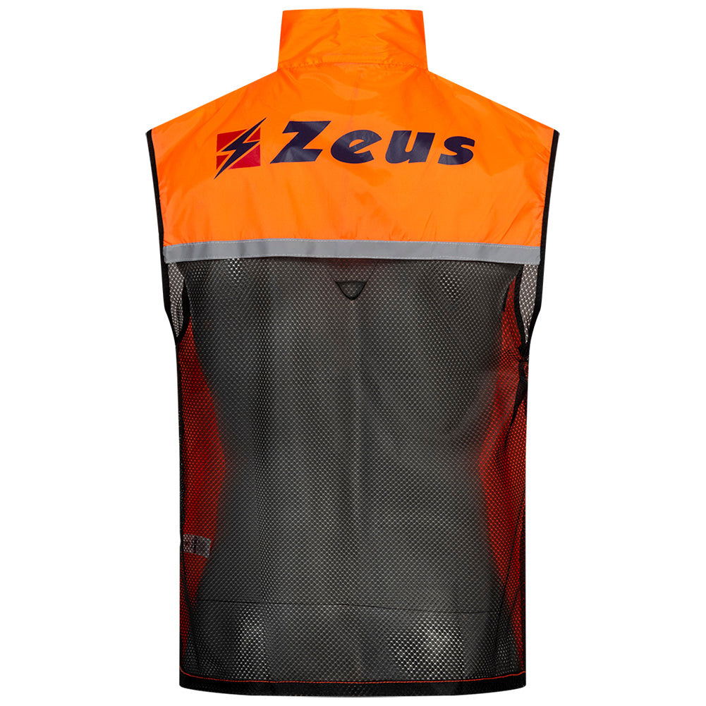 Zeus Herren reflektierende Laufweste orange