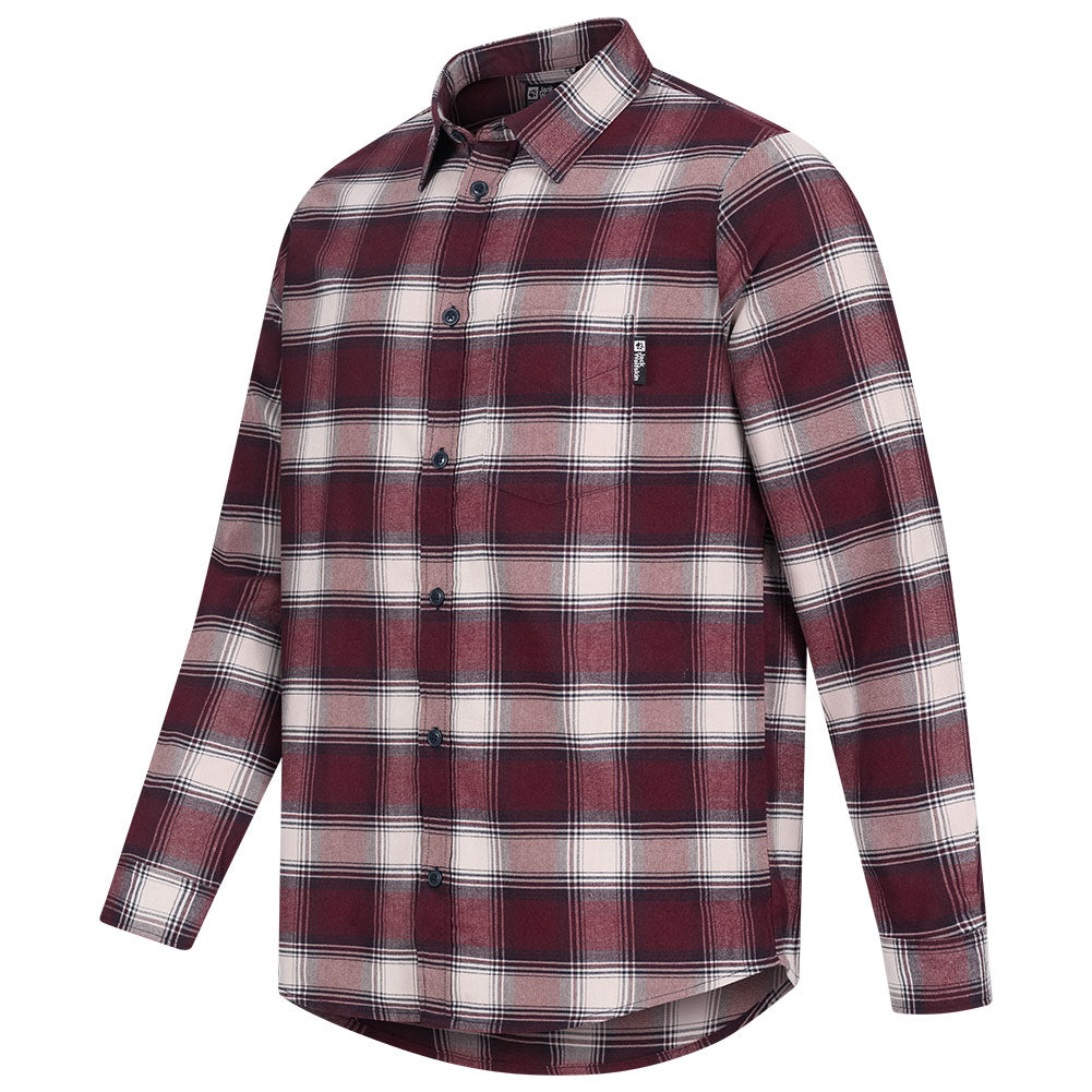 Jack Wolfskin WANDERWEG Shirt Herren Langarmhemd 1403801-8222