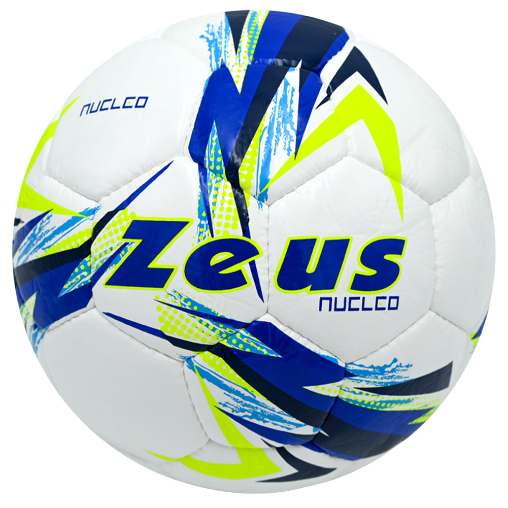 Zeus Nucleo Fußball weiß/royal