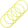 Agility Sports Anelli per la coordinazione â48 cm Set da 5 228053 – Einheitsgröße