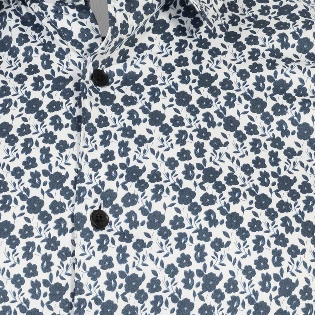 TED BAKER Capua Small Floral Herren Langarm Hemd 272163-WHITE