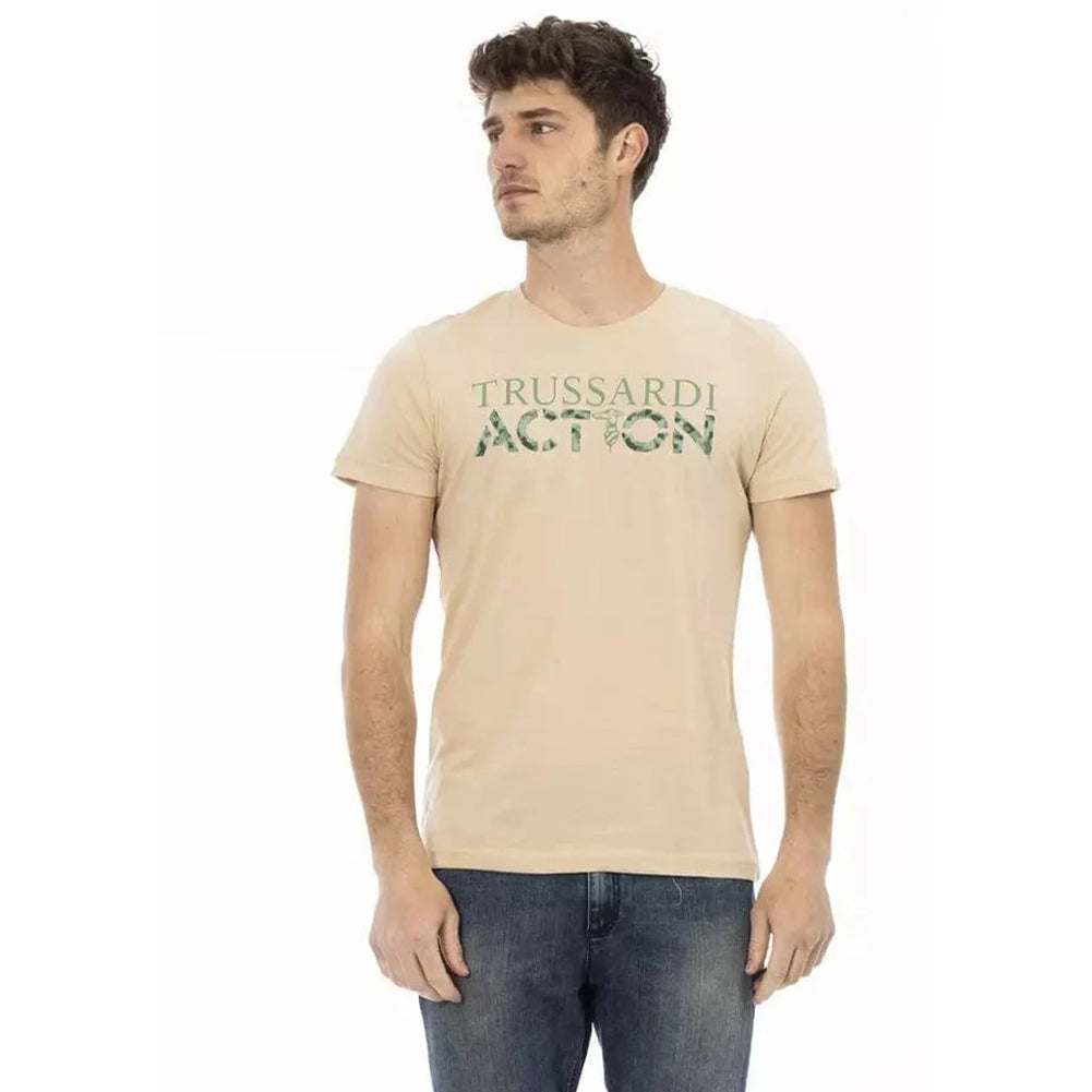 TRUSSARDI Action Herren T-Shirt Sand 2AT02004