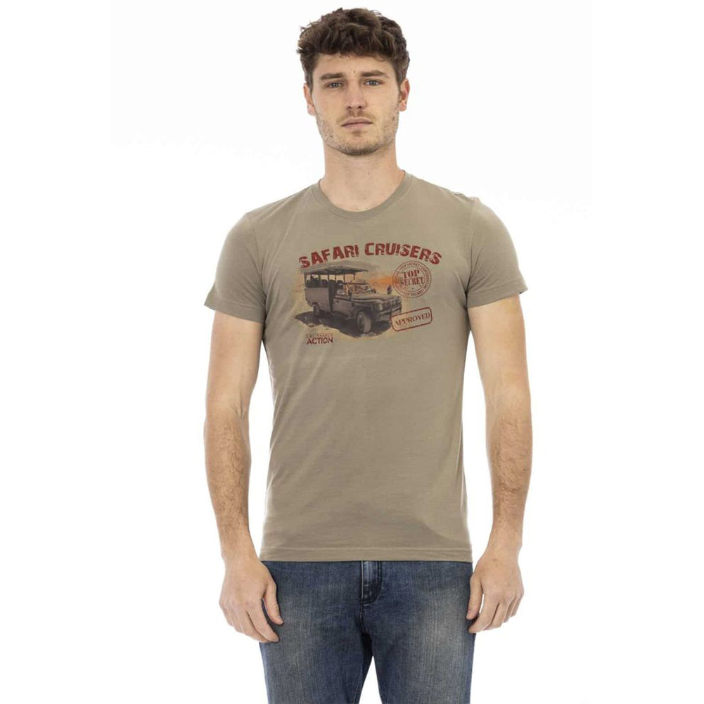 TRUSSARDI Action Herren Safari Cruisers T-Shirt Grün 2AT02B055