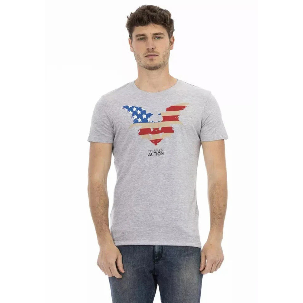 TRUSSARDI Action Herren USA T-Shirt Grau 2AT02F013