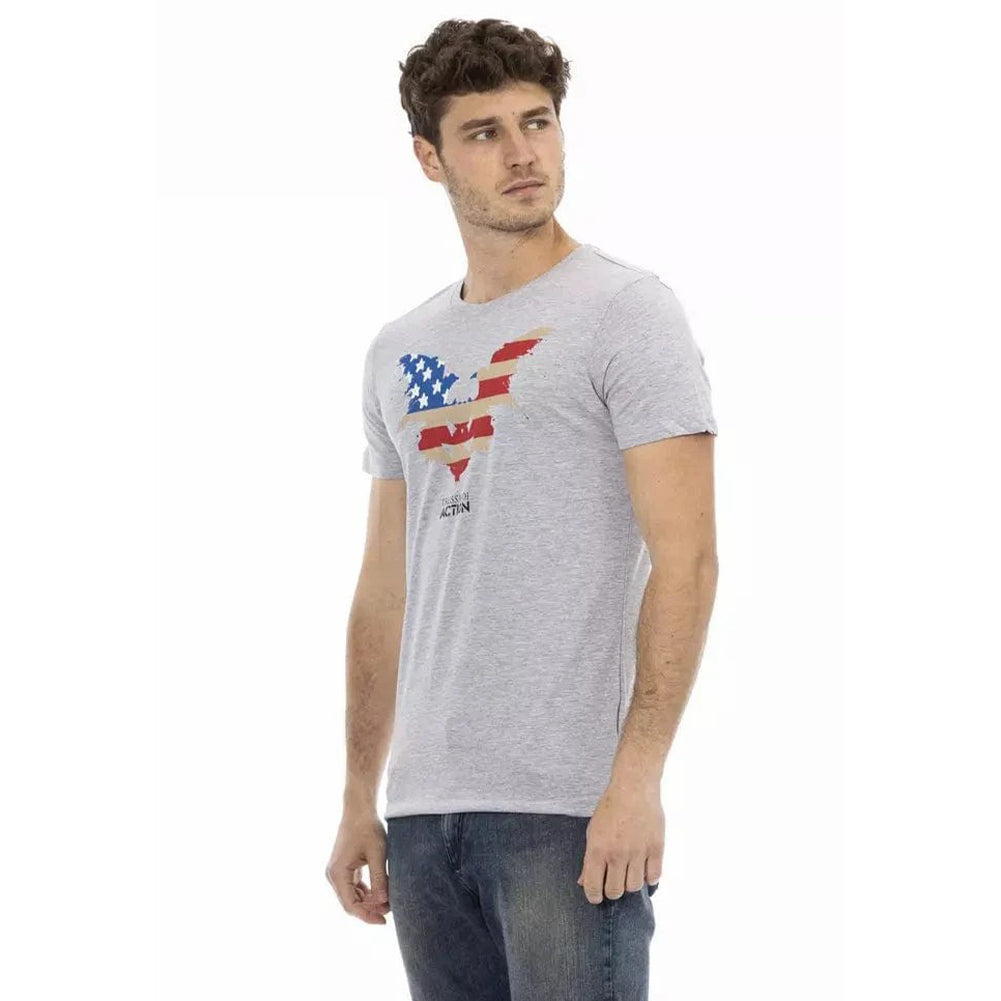 TRUSSARDI Action Herren USA T-Shirt Grau 2AT02F013