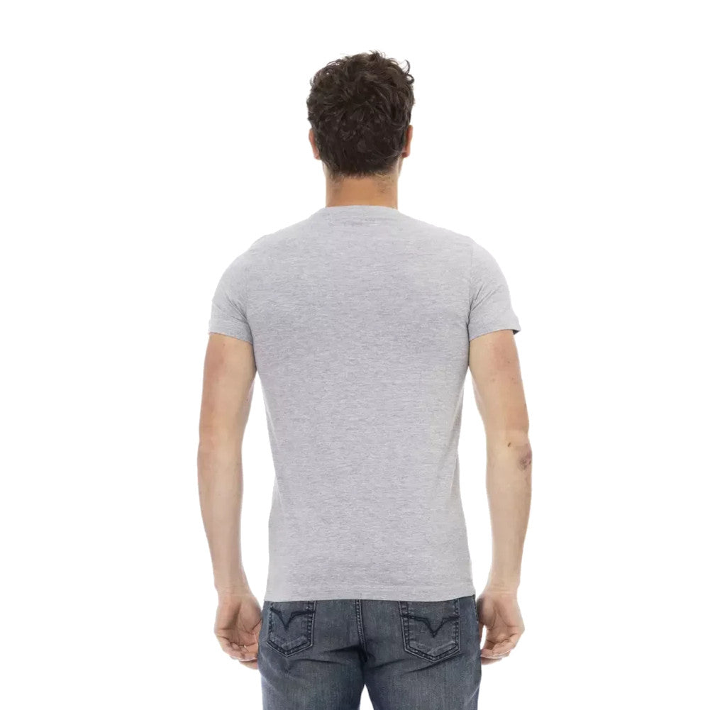 TRUSSARDI Action Herren Wild Side T-Shirt Grau 2AT03D013